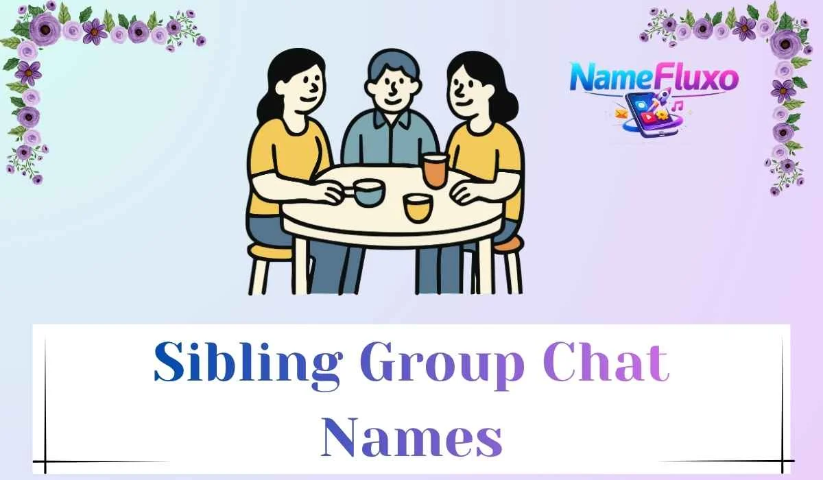 Sibling Group Chat Names