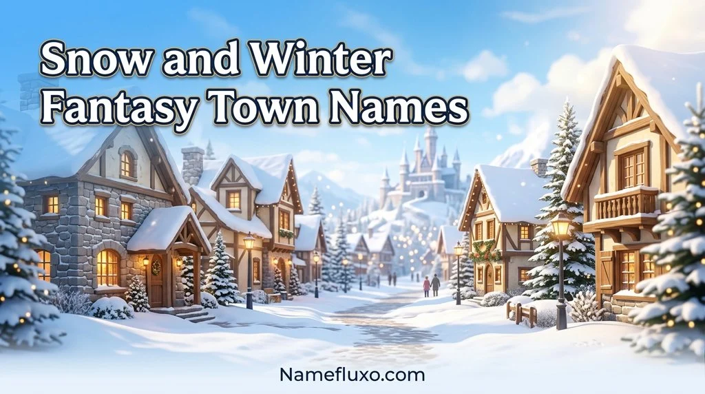 Snow and Winter Fantasy Town Names