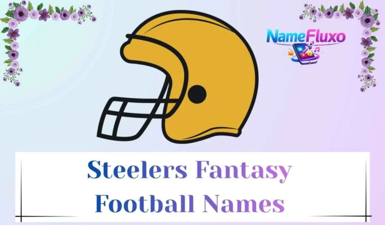 Steelers Fantasy Football Names