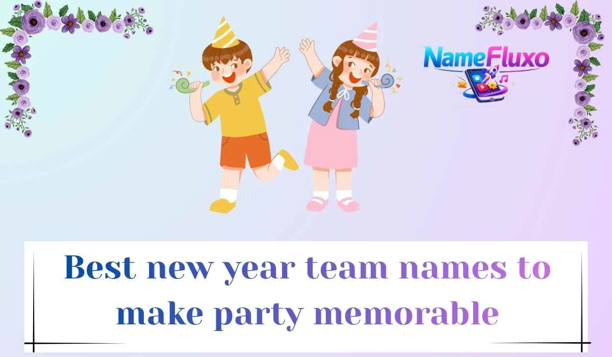 Best new year team names to make party memorable
