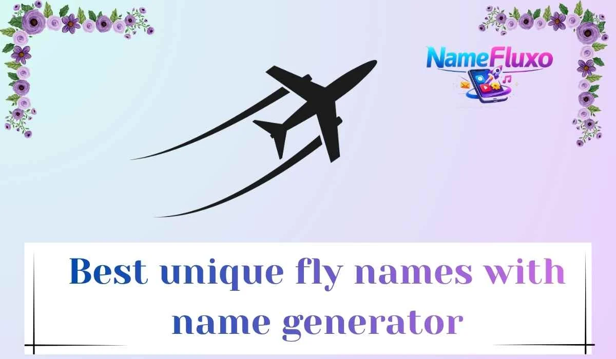 Best unique fly names with name generator
