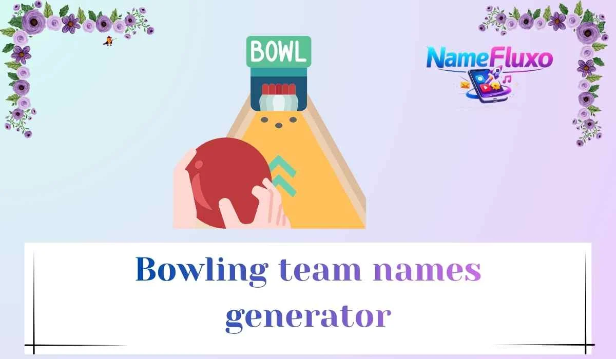 Bowling team names generator