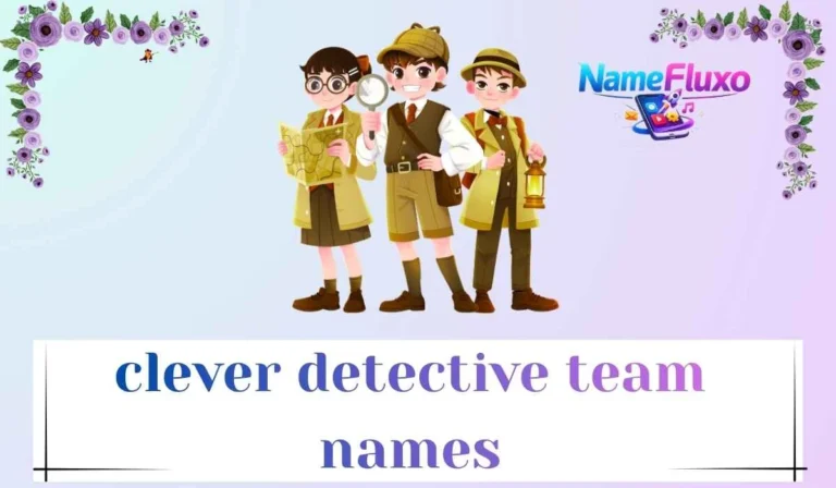 clever detective team names