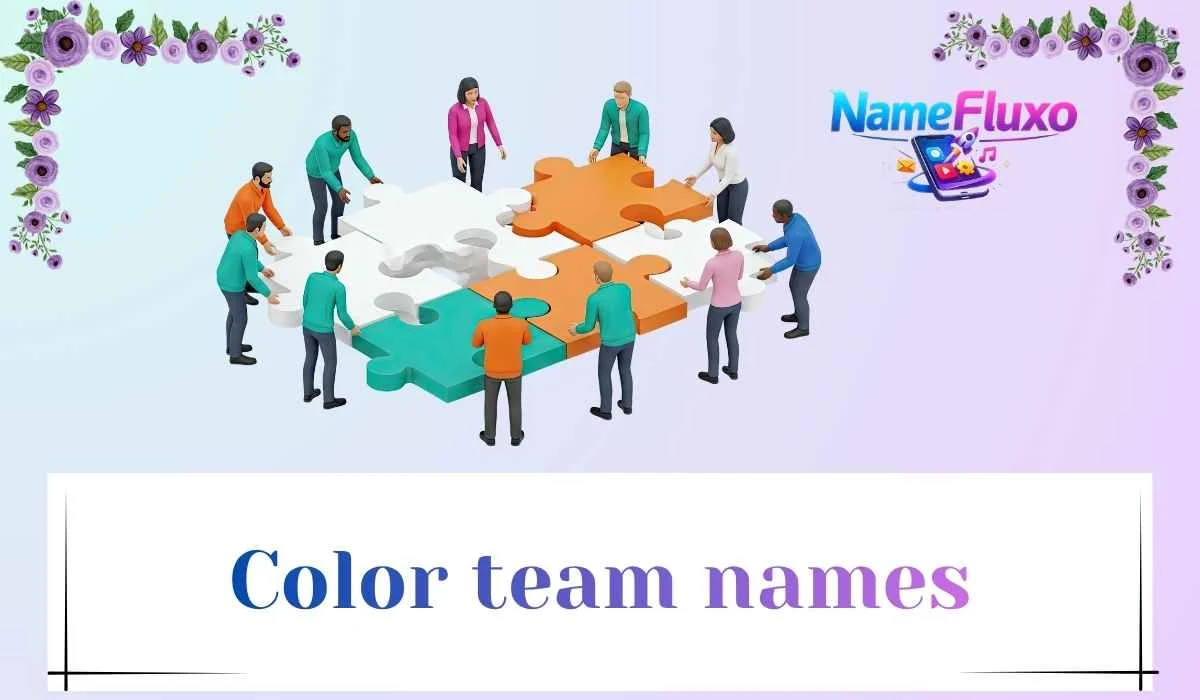Color team names
