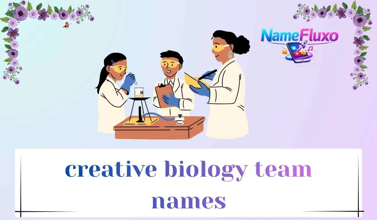 creative biology team names