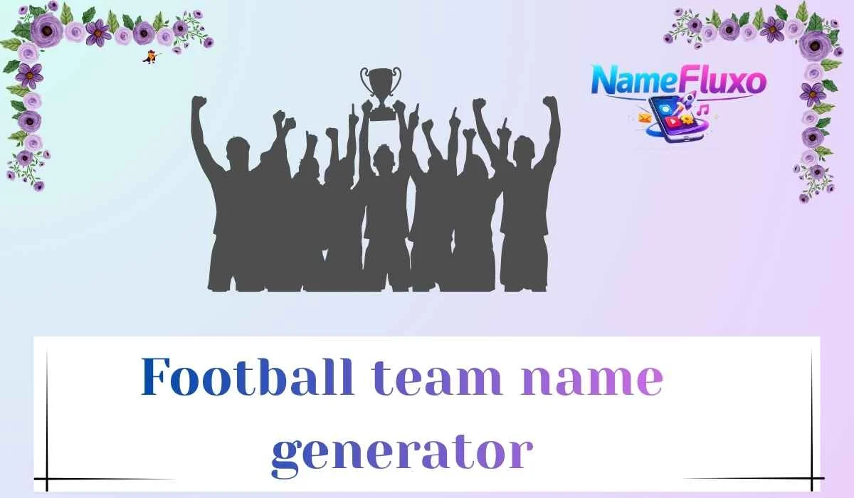 Football team name generator