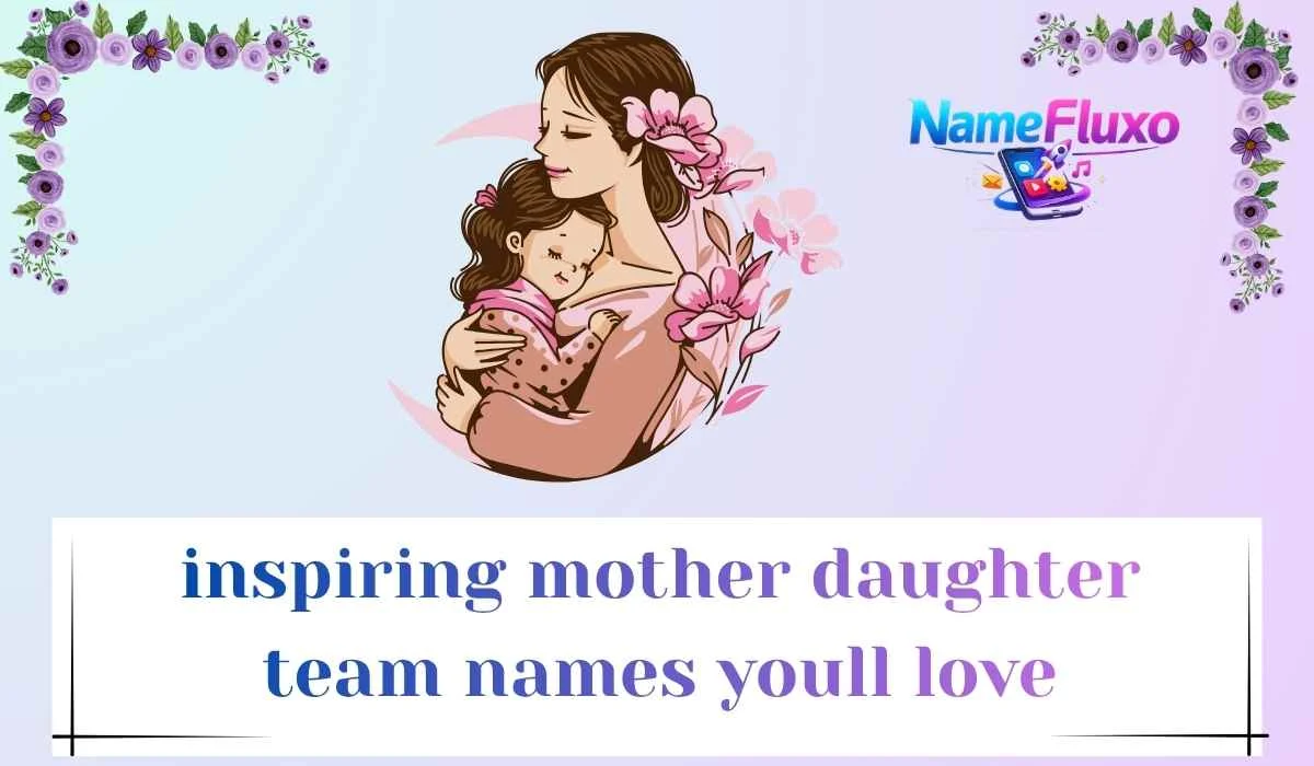 inspiring mother daughter team names youll love