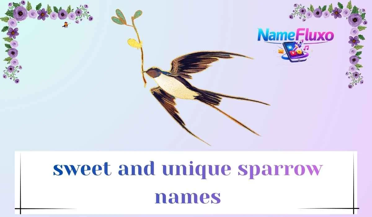 sweet and unique sparrow names