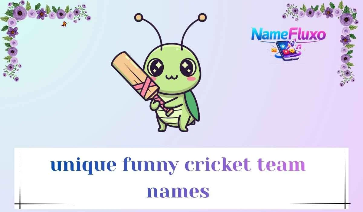 unique funny cricket team names