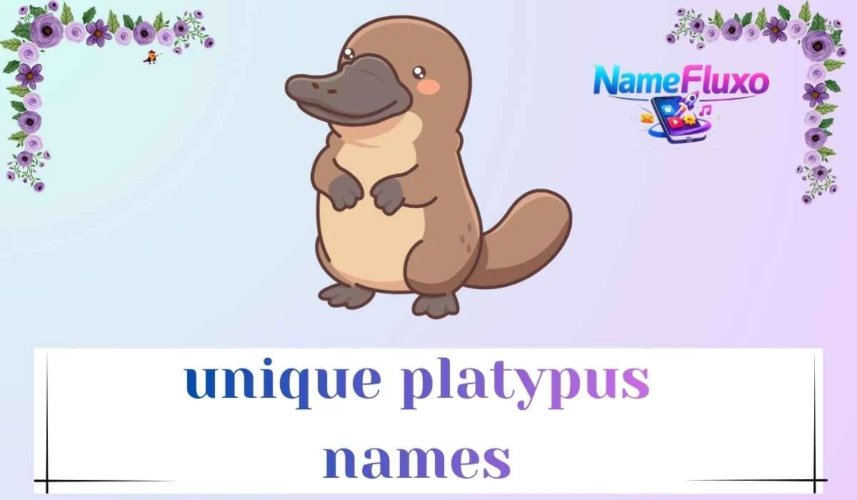 unique platypus names