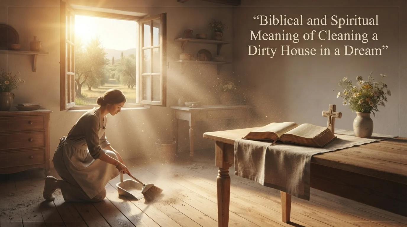 Biblical and Spiritual Meaning of Cleaning a Dirty House in a Dream