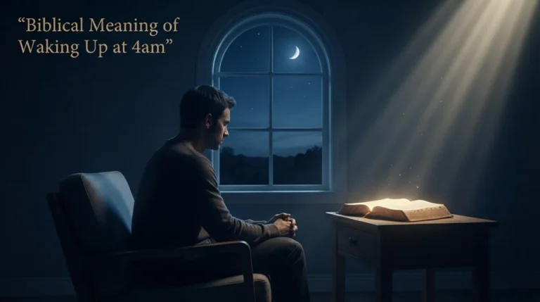 Exploring the Biblical Meaning of Waking Up at 4am