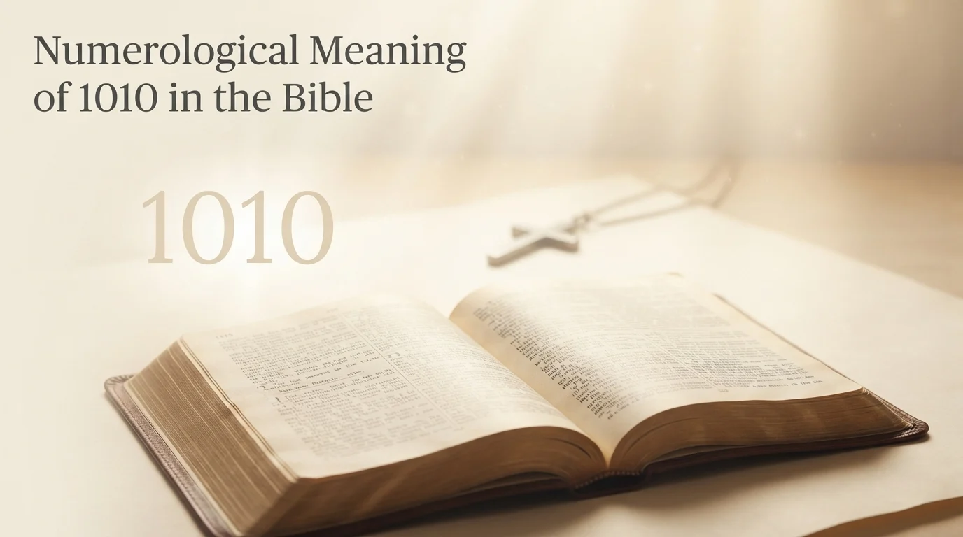 Numerological Meaning of 1010 in the Bible