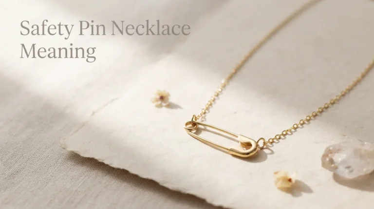 Safety Pin Necklace Meaning