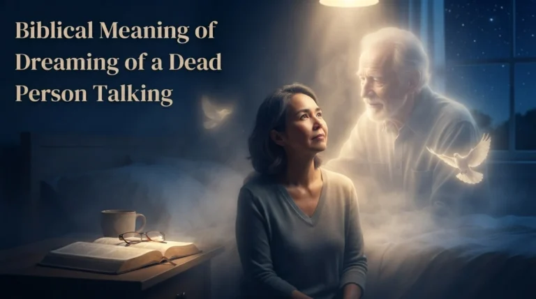 Unlocking the Biblical Meaning of Dreaming of a Dead Person Talking