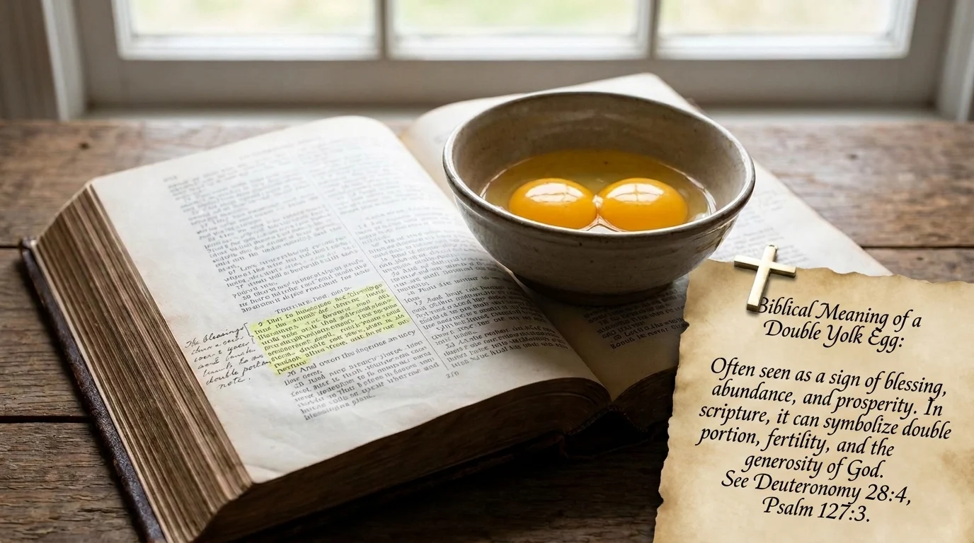 Biblical Meaning of a Double Yolk Egg