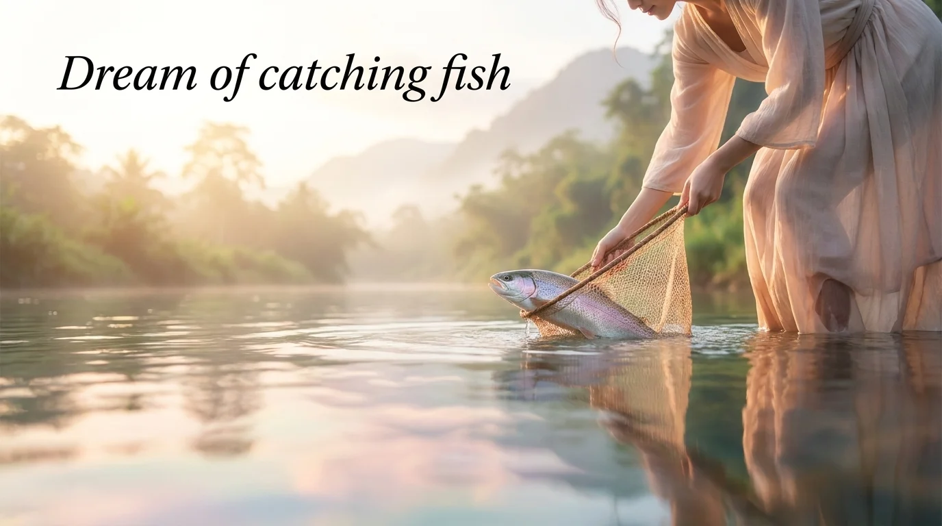 Dream of catching fish