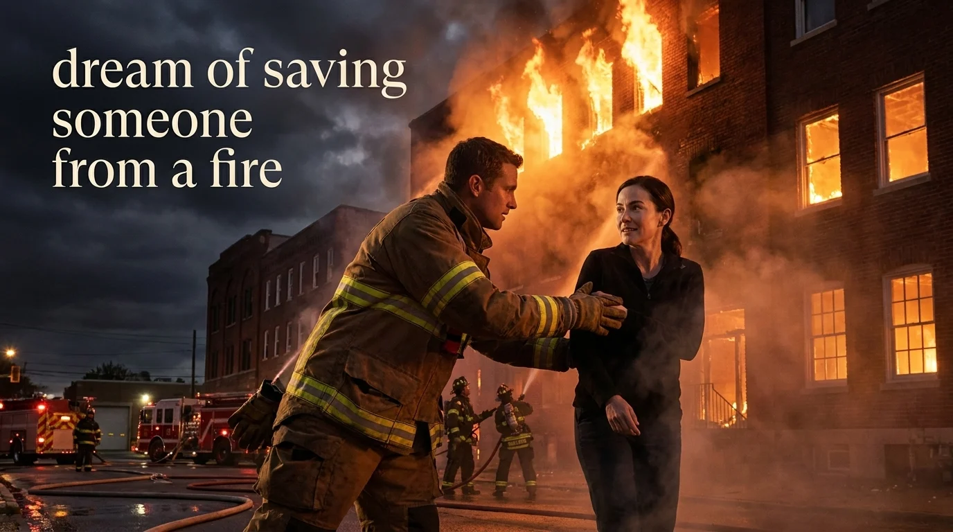 Dream of saving someone from a fire
