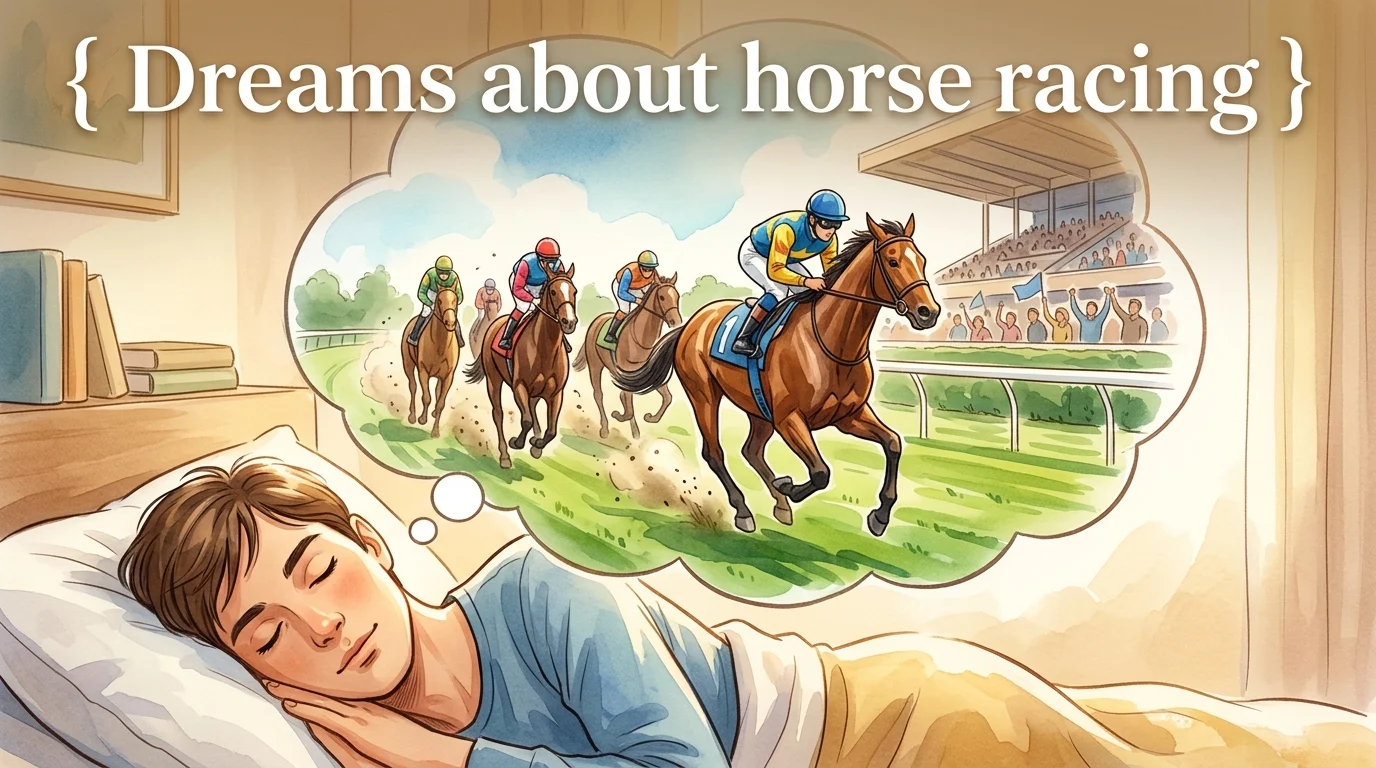Dreams about horse racing