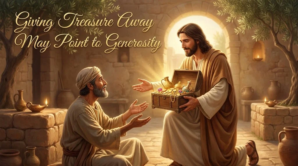 Giving Treasure Away May Point to Generosity