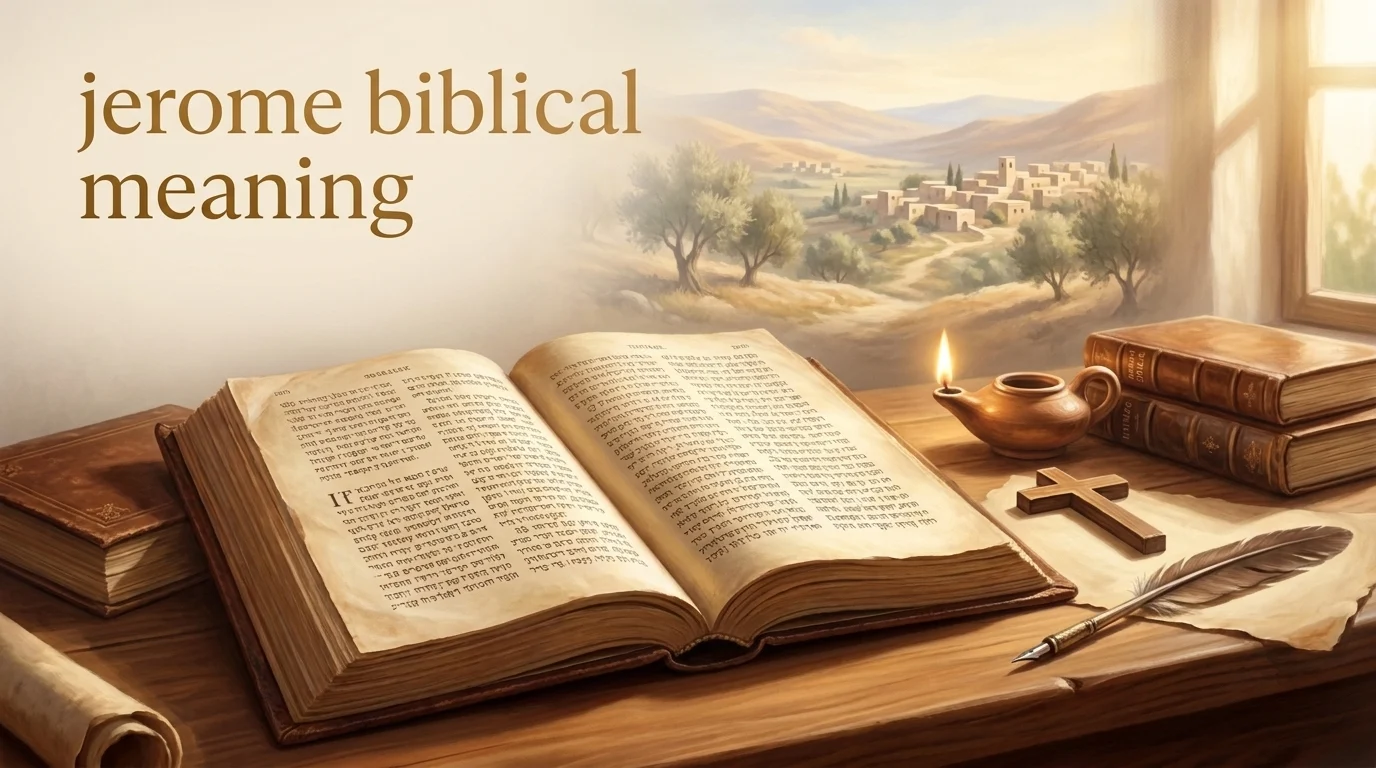 Jerome biblical meaning