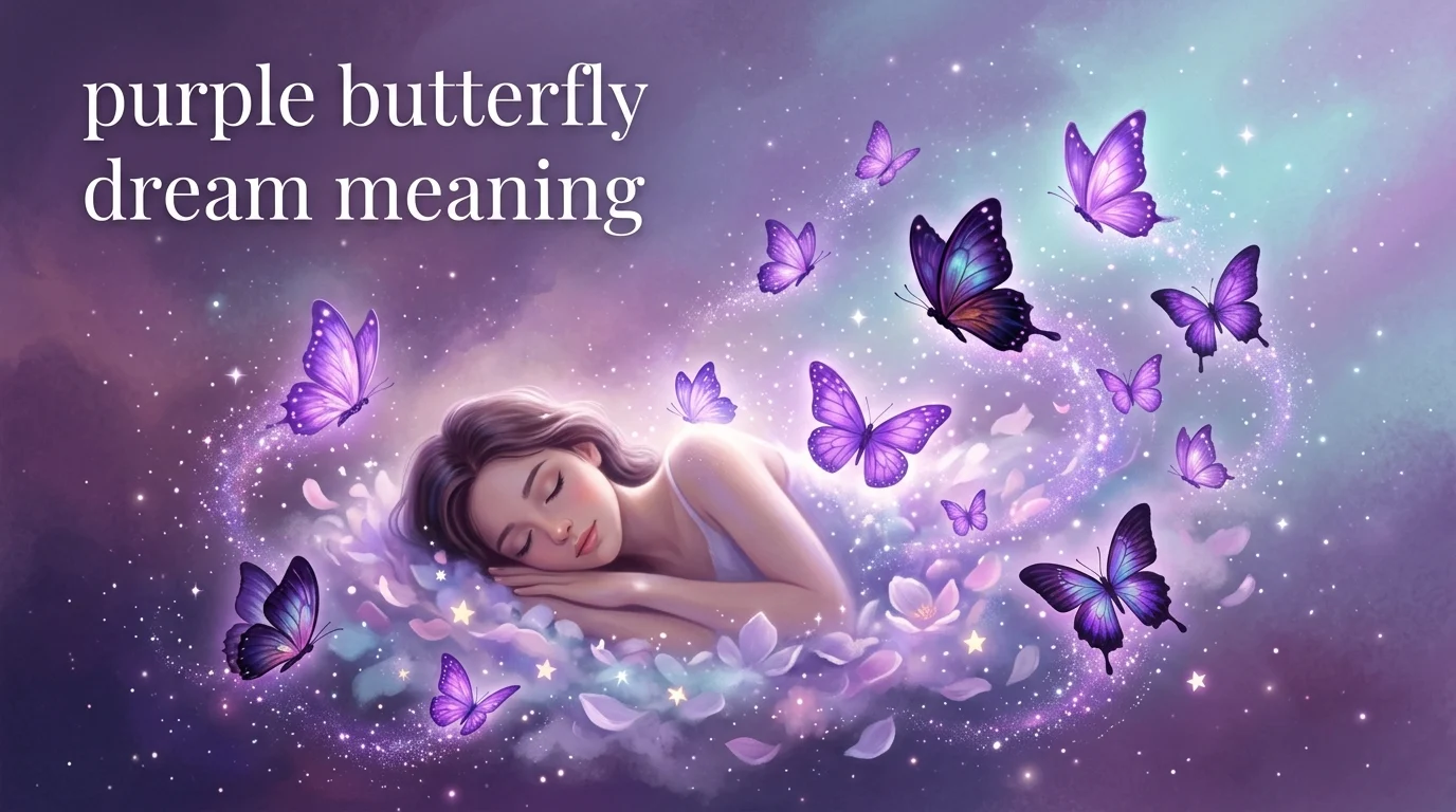purple butterfly dream meaning