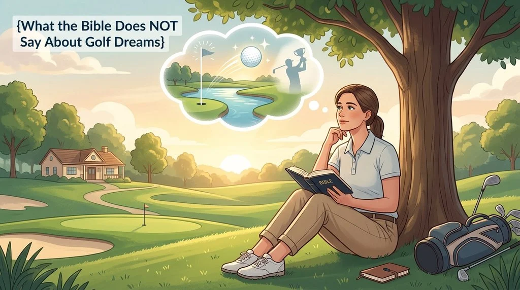 What the Bible Does NOT Say About Golf Dreams