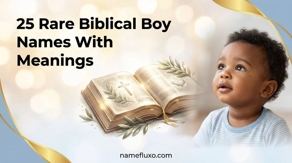25 Rare Biblical Boy Names With Meanings