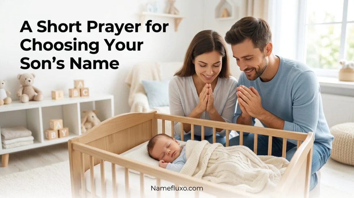 A Short Prayer for Choosing Your Son's Name