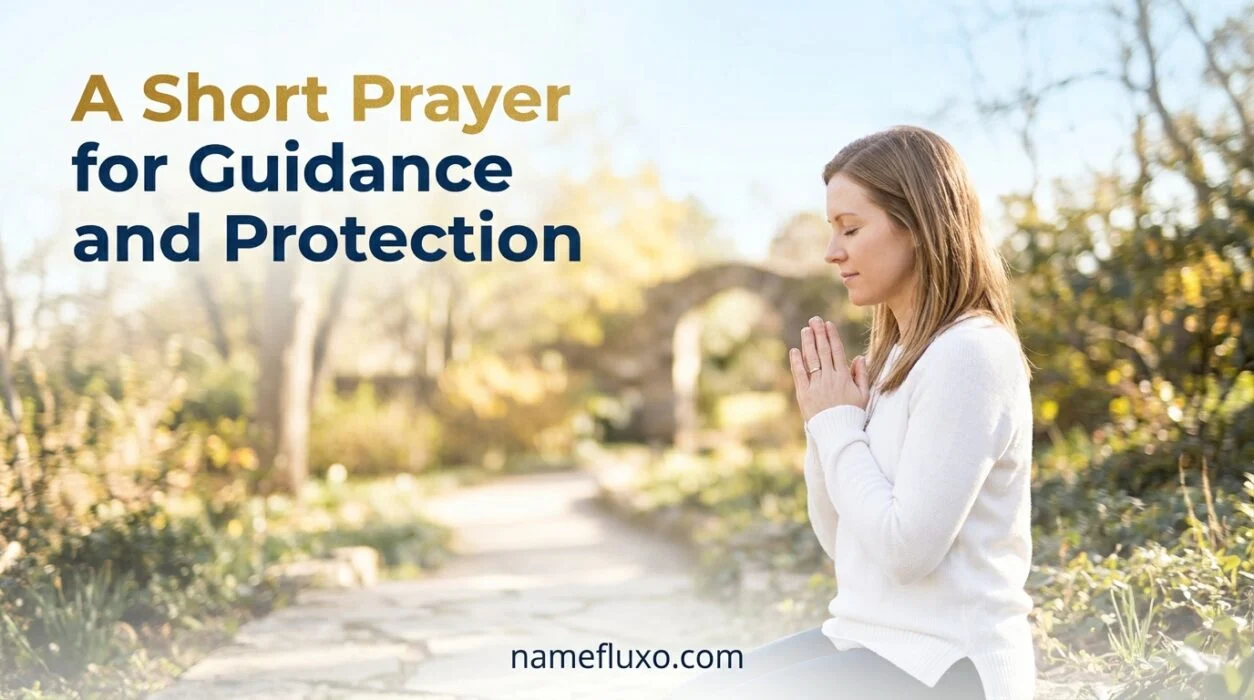 A Short Prayer for Guidance and Protection
