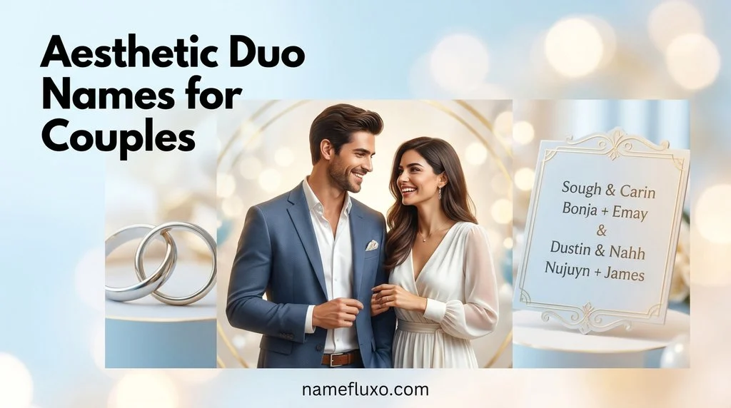 Aesthetic Duo Names for Couples