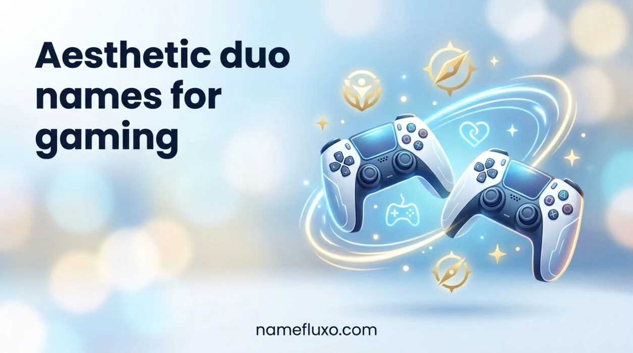 Aesthetic duo names for gaming