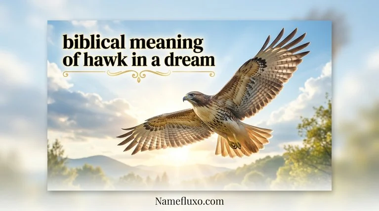 biblical meaning of hawk in a dream