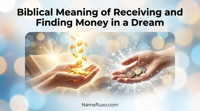 Biblical Meaning of Receiving and Finding Money in a Dream