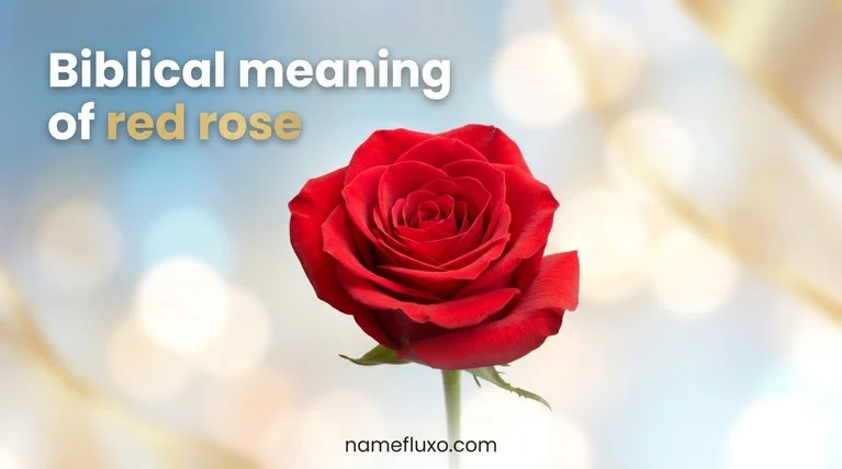 Biblical meaning of red rose