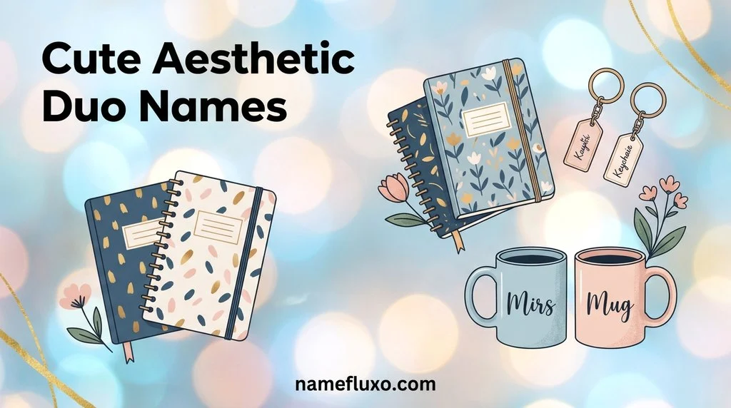 Cute Aesthetic Duo Names