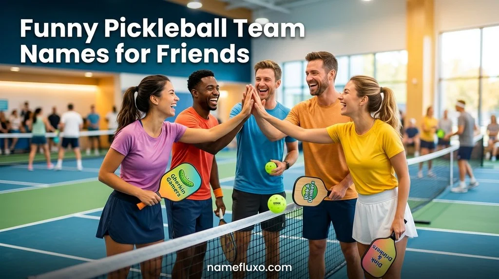 Funny Pickleball Team Names for Friends