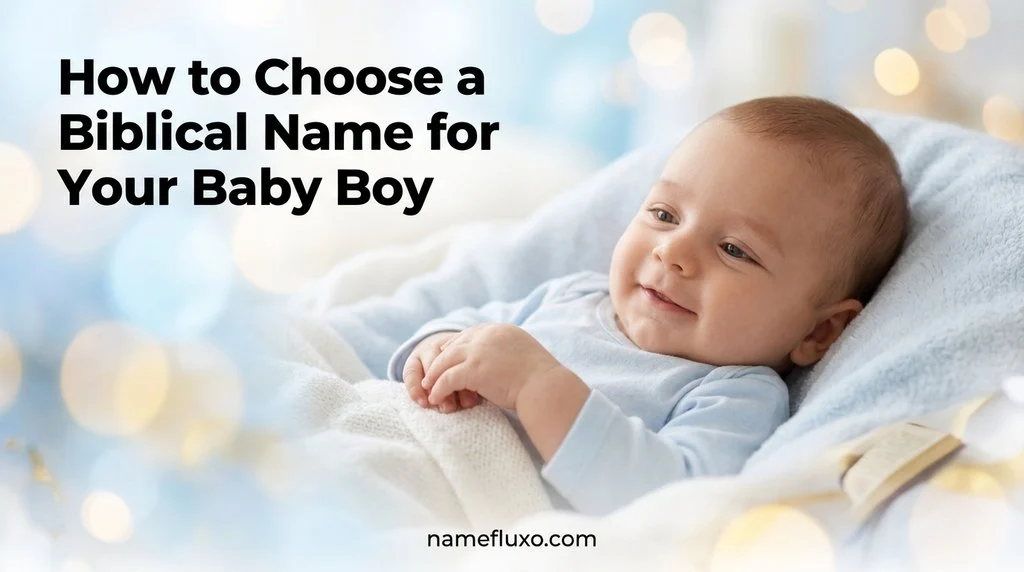 How to Choose a Biblical Name for Your Baby Boy