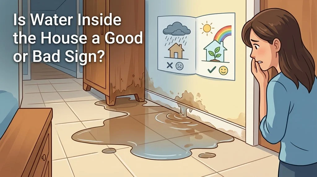 Is Water Inside the House a Good or Bad Sign?