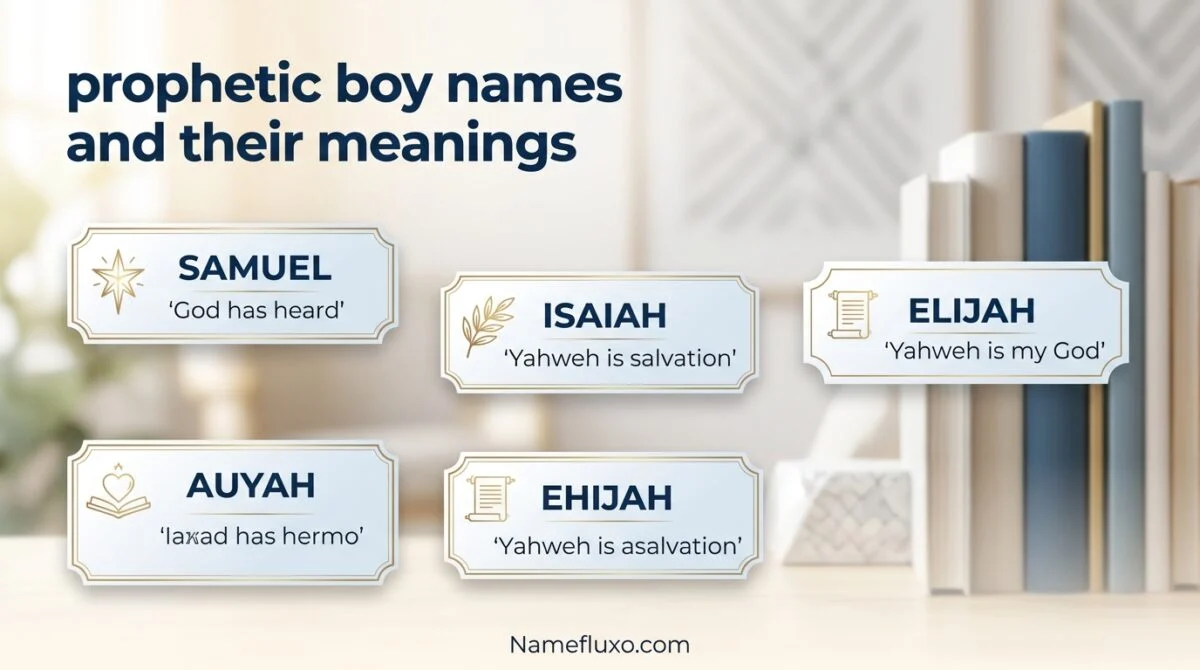 prophetic boy names and their meanings