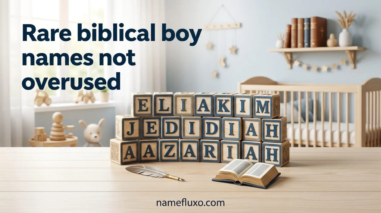 Rare biblical boy names not overused