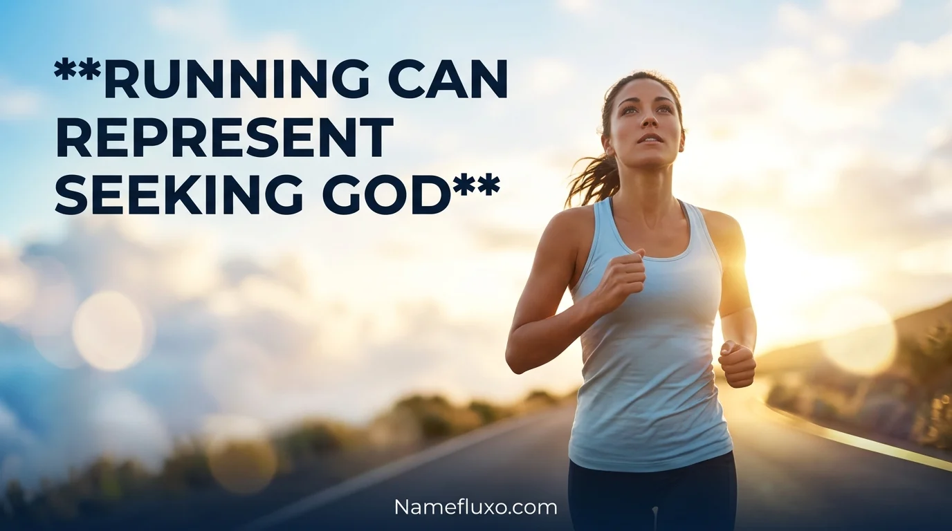 Running Can Represent Seeking God