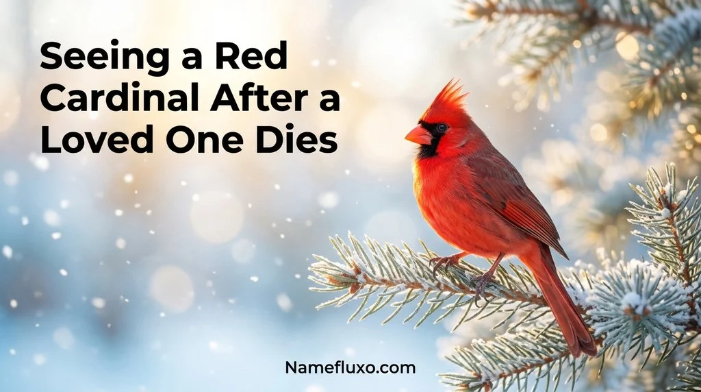 Seeing a Red Cardinal After a Loved One Dies