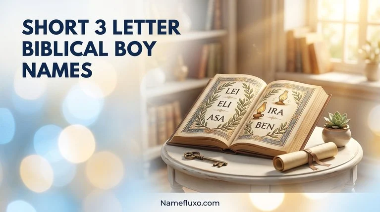 Short 3 letter biblical boy names