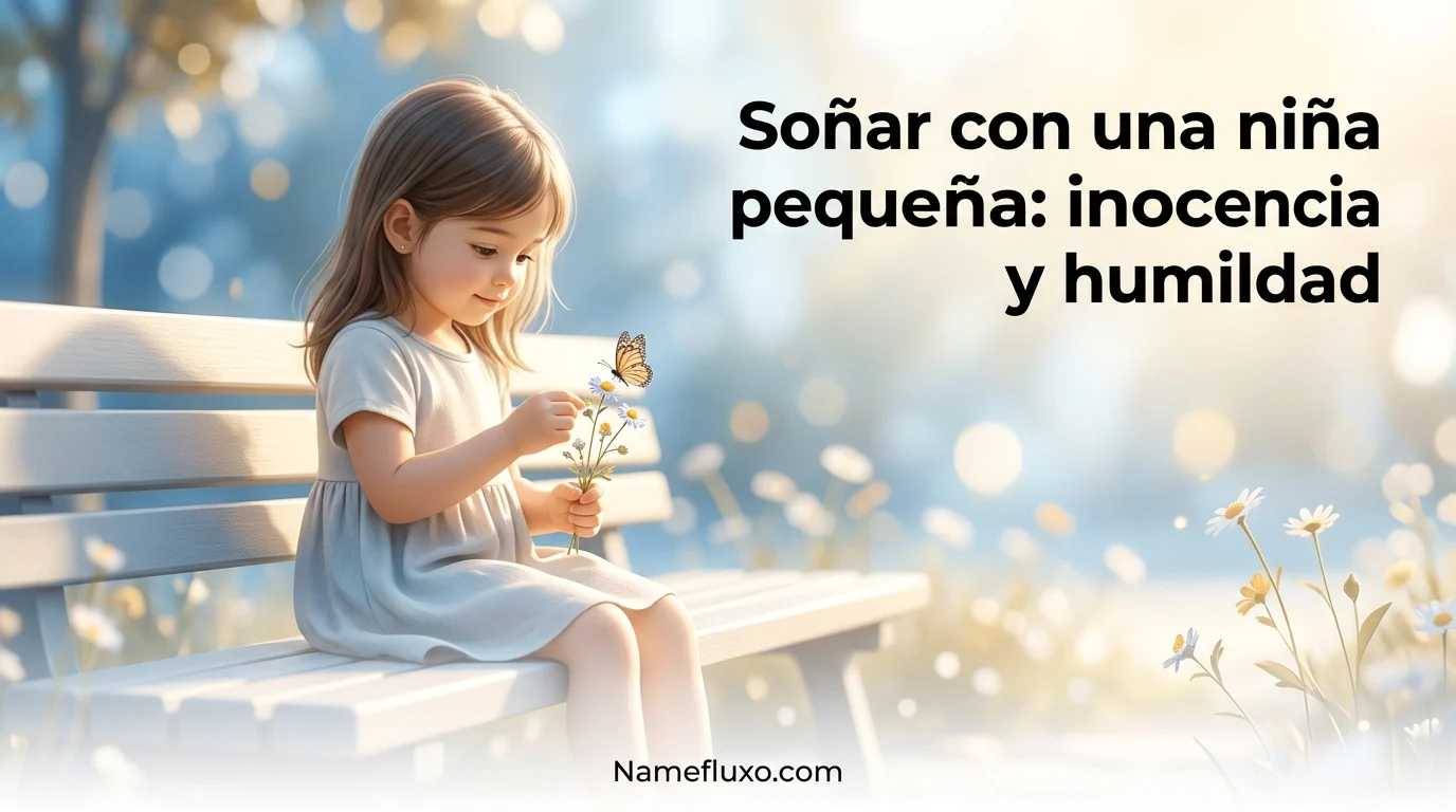Soñar con una niña pequeña: inocencia y humildad