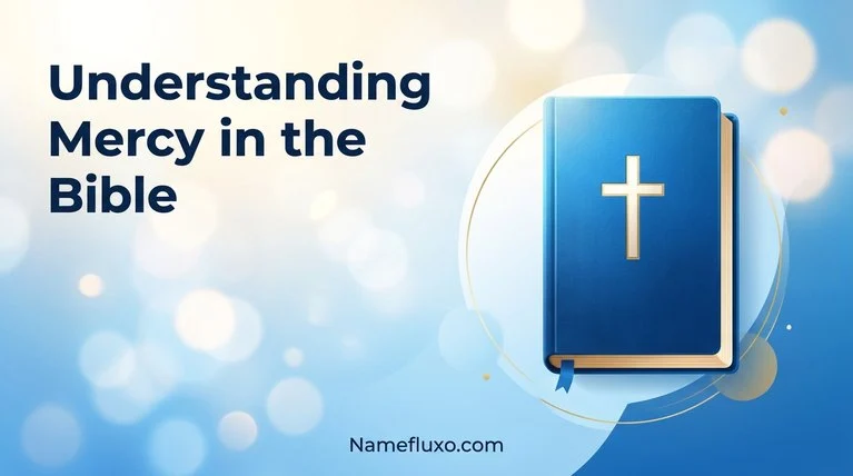 Understanding Mercy in the Bible
