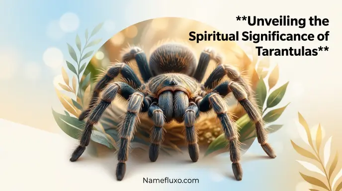 Unveiling the Spiritual Significance of Tarantulas