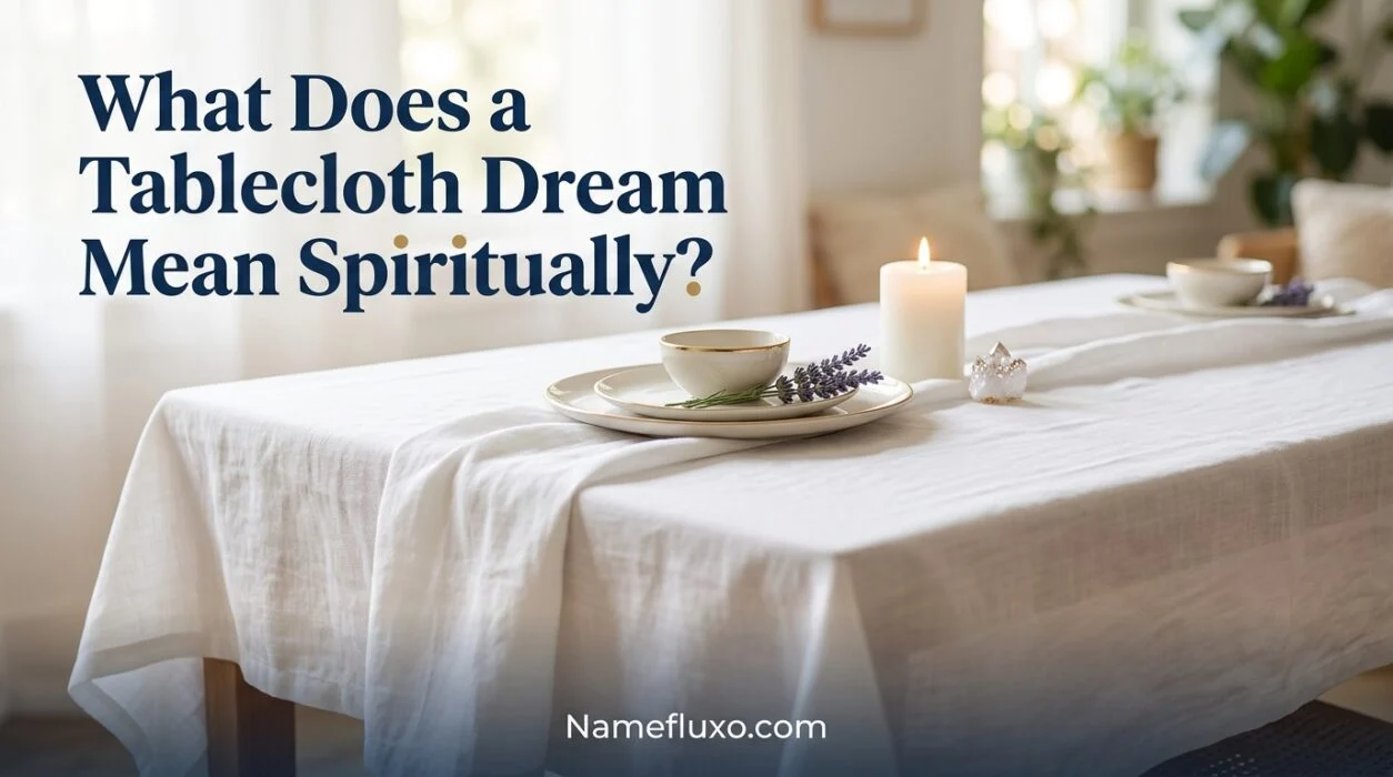 What Does a Tablecloth Dream Mean Spiritually?