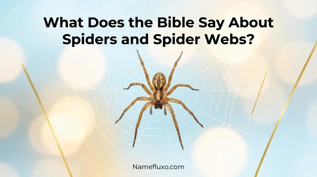 What Does the Bible Say About Spiders and Spider Webs?