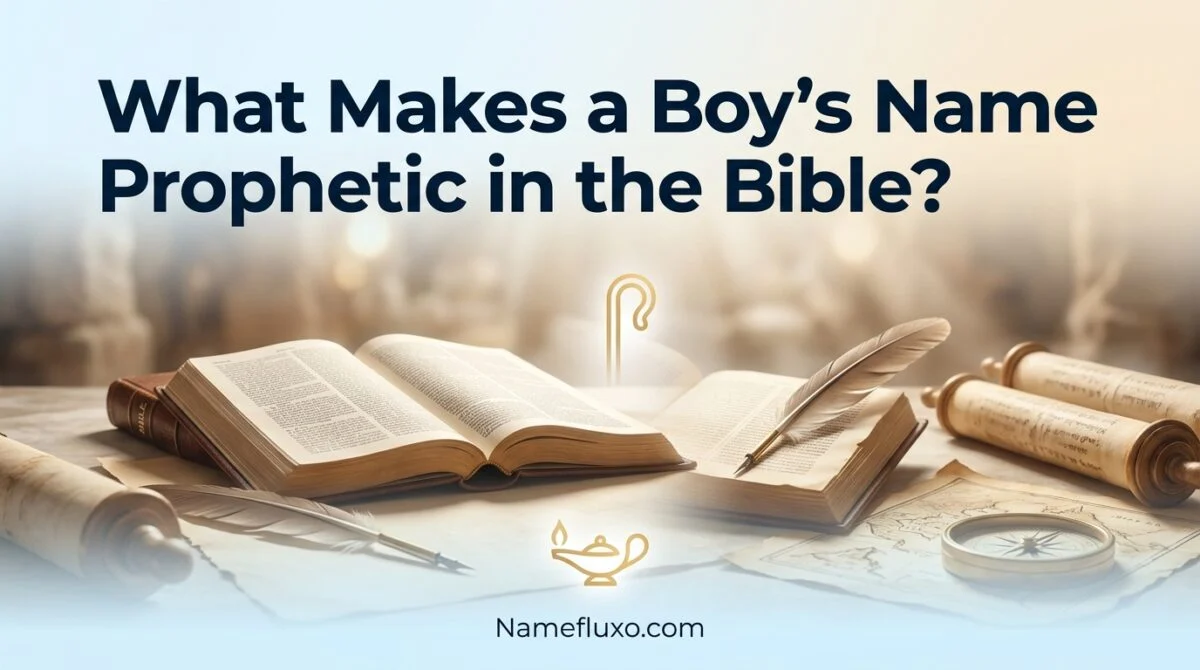 What Makes a Boy's Name Prophetic in the Bible?